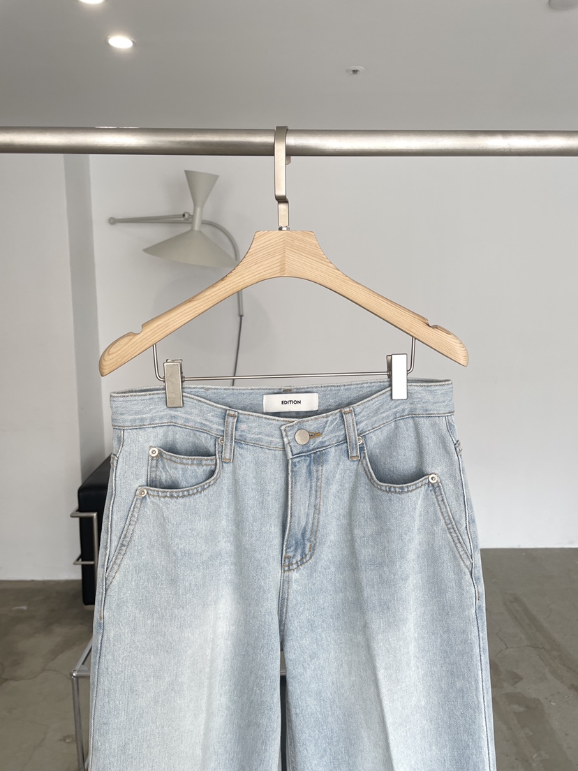 EDITION-P韓國東大門代購女裝新品時尚熱賣推薦職業牛仔褲EDITION/CHAHEE牛仔褲