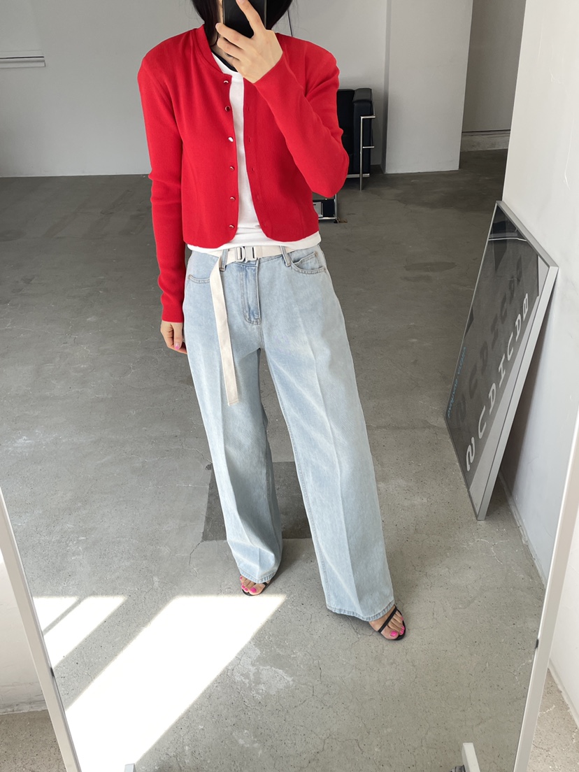 EDITION-P韓國東大門代購女裝新品時尚熱賣推薦職業牛仔褲EDITION/CHAHEE牛仔褲