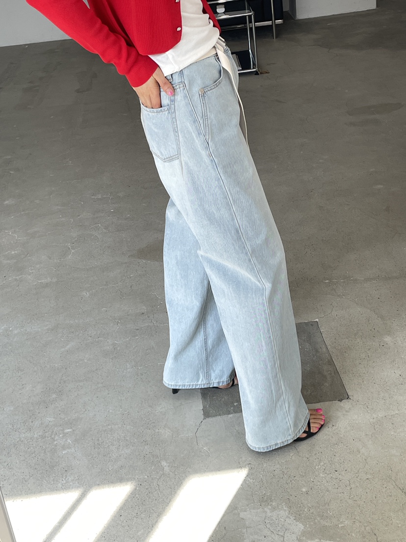 EDITION-P韓國東大門代購女裝新品時尚熱賣推薦職業牛仔褲EDITION/CHAHEE牛仔褲