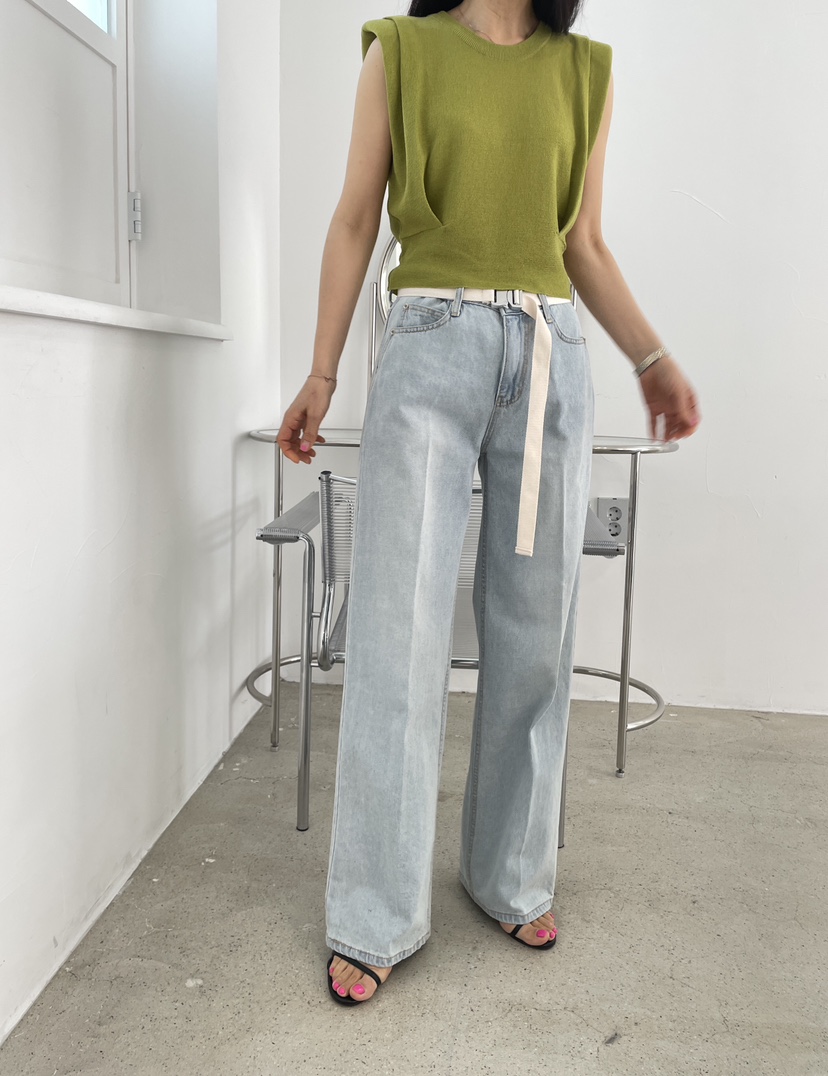 EDITION-P韓國東大門代購女裝新品時尚熱賣推薦職業牛仔褲EDITION/CHAHEE牛仔褲