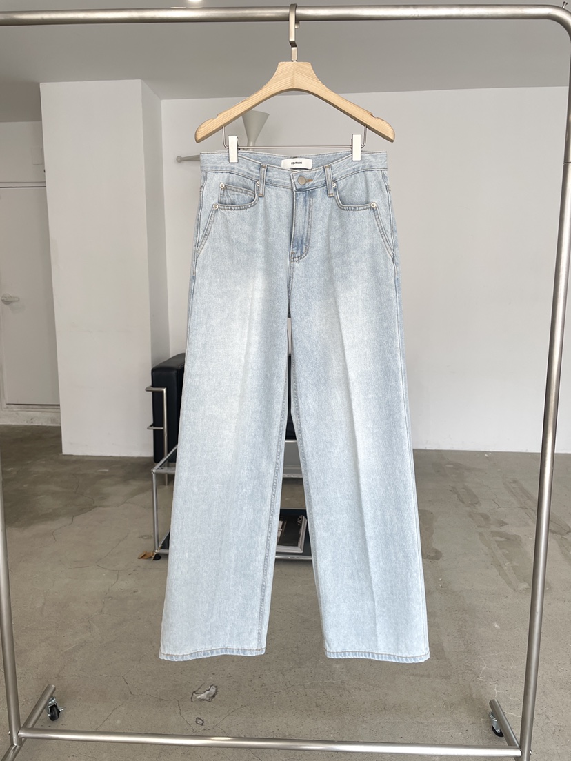 EDITION-P韓國東大門代購女裝新品時尚熱賣推薦職業牛仔褲EDITION/CHAHEE牛仔褲圖色1