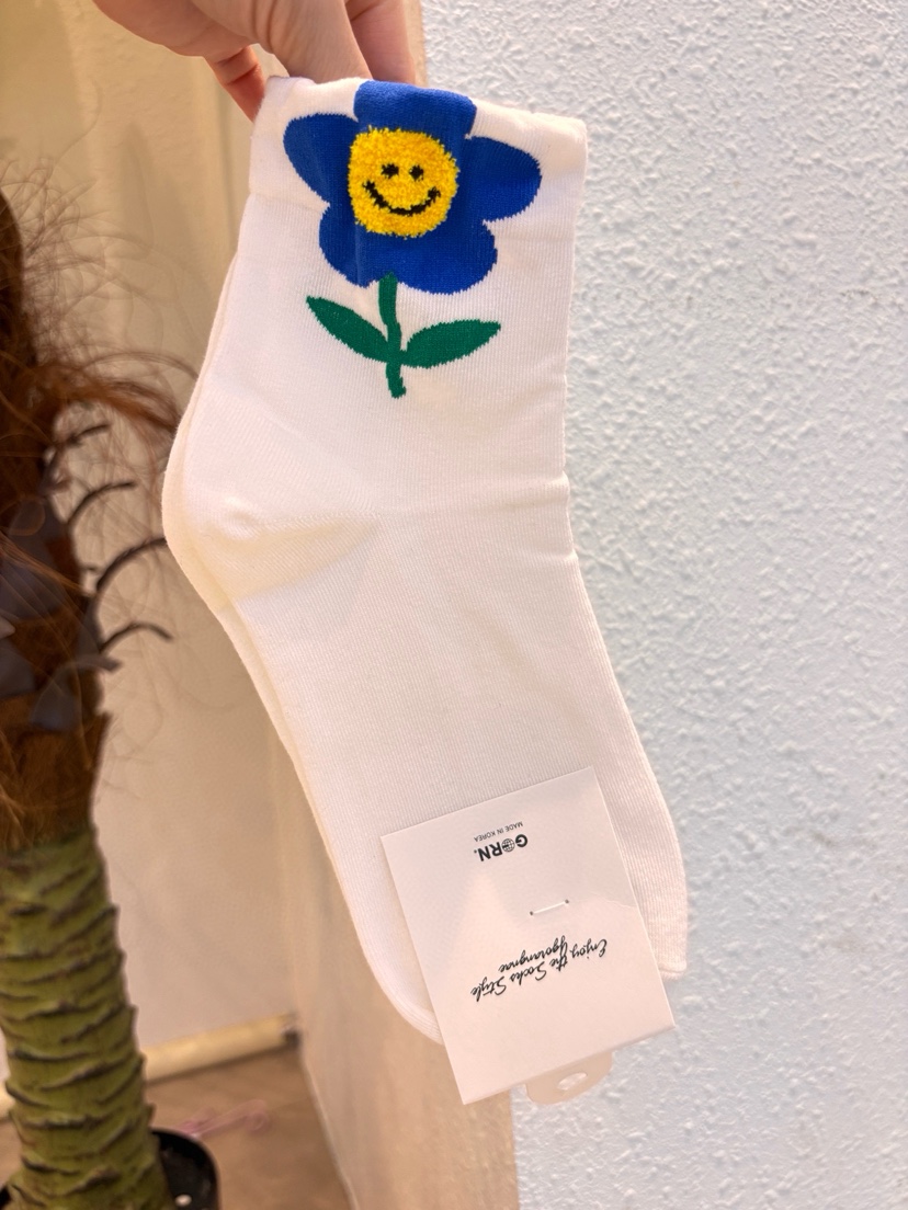 CACTUS-Q韓國直郵女士新款人氣26春夏休閑職業熱賣時尚襪子CACTUS十雙起/可混搭襪子圖色1