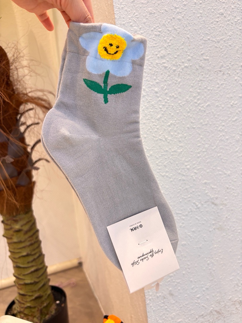 CACTUS-Q韓國直郵女士新款人氣26春夏休閑職業熱賣時尚襪子CACTUS十雙起/可混搭襪子圖色3