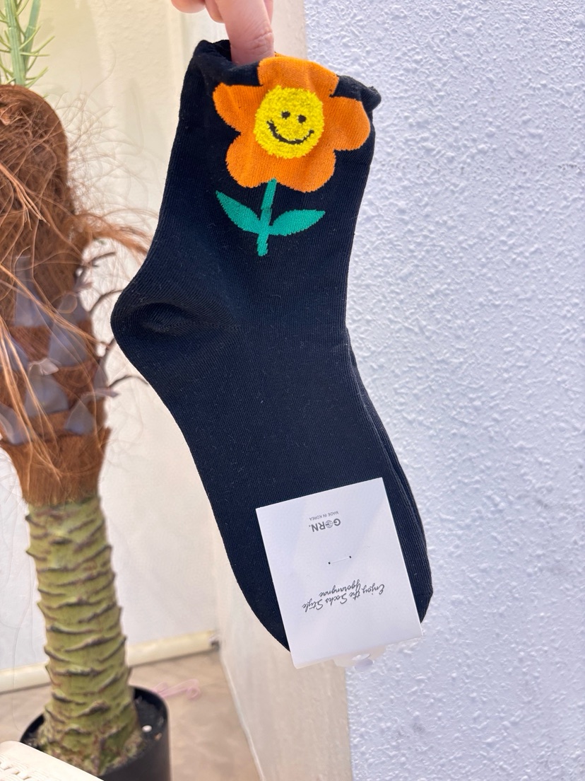 CACTUS-Q韓國直郵女士新款人氣26春夏休閑職業熱賣時尚襪子CACTUS十雙起/可混搭襪子圖色4