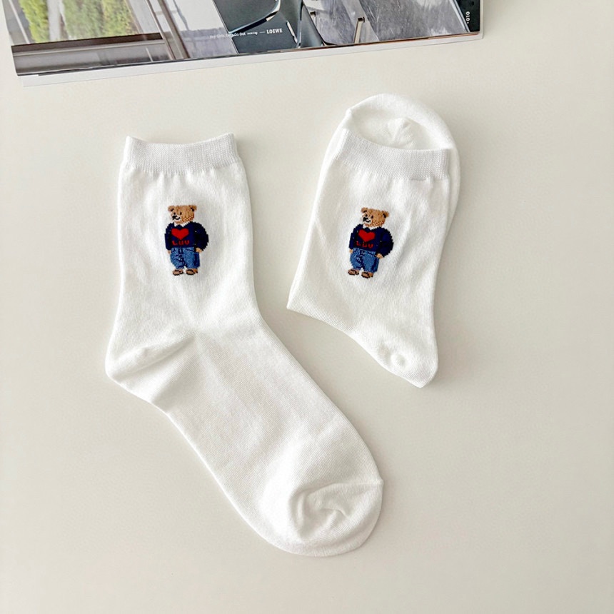 CACTUS-Q韓國東大門代購女裝新款職業26春夏熱賣推薦襪子CACTUS十雙起/可混搭襪子圖色1