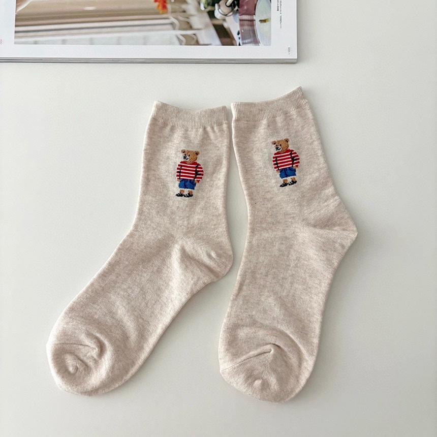 CACTUS-Q韓國東大門代購女裝新款職業26春夏熱賣推薦襪子CACTUS十雙起/可混搭襪子圖色2