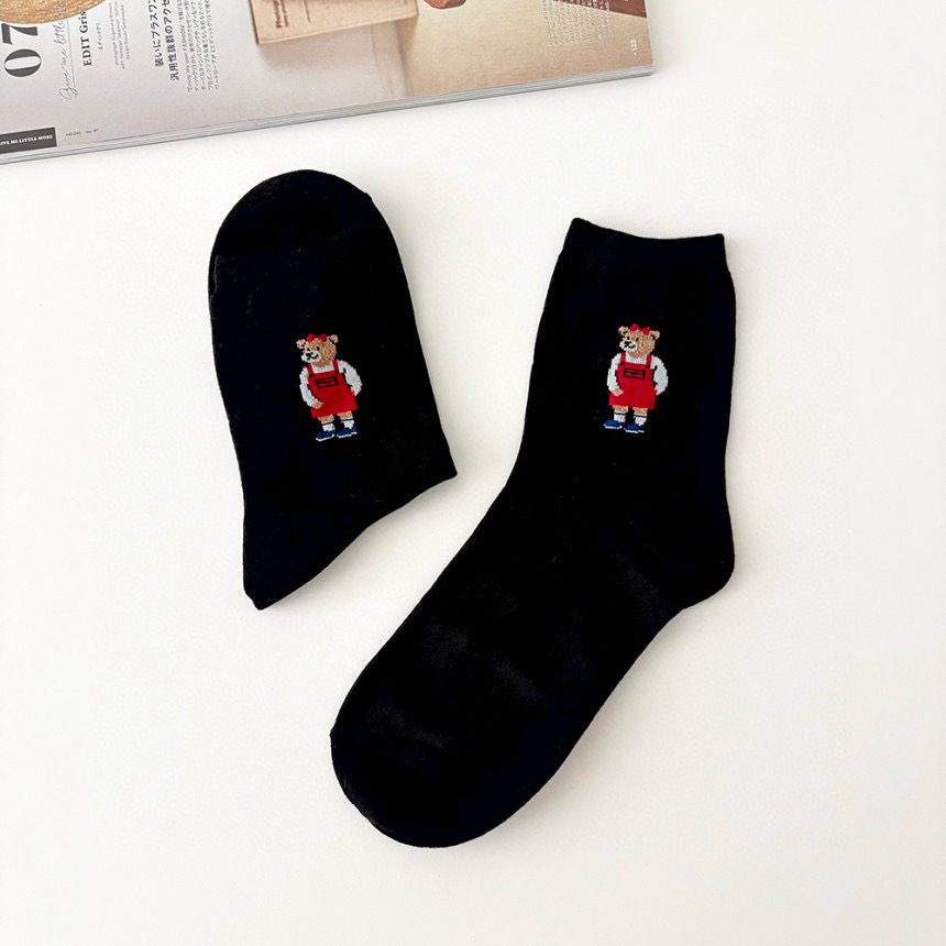 CACTUS-Q韓國東大門代購女裝新款職業26春夏熱賣推薦襪子CACTUS十雙起/可混搭襪子圖色5