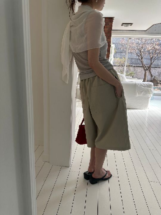 MARE韓國直郵實拍女裝新品休閑職業26春夏熱賣時尚人氣短褲MARE短褲