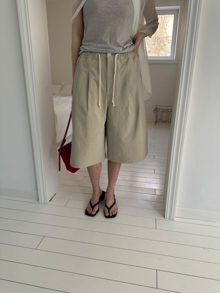 MARE韓國直郵實拍女裝新品休閑職業26春夏熱賣時尚人氣短褲MARE短褲圖色2