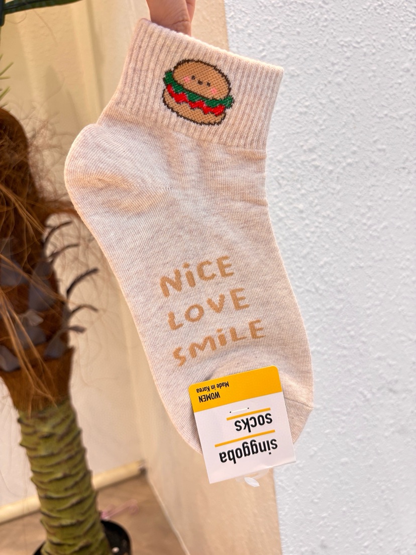 CACTUS-Q韓國代購女士新品推薦26春夏職業時尚熱賣休閑襪子CACTUS十雙起/可混搭襪子圖色2