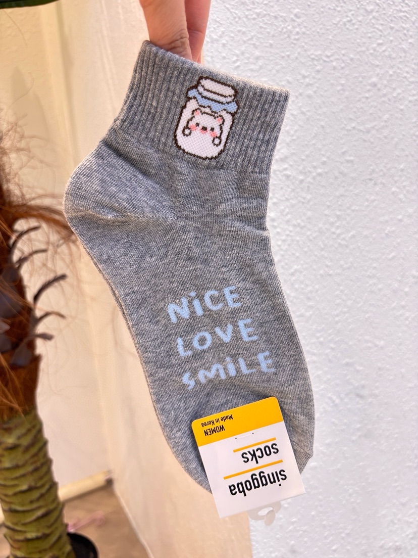 CACTUS-Q韓國代購女士新品推薦26春夏職業時尚熱賣休閑襪子CACTUS十雙起/可混搭襪子圖色4