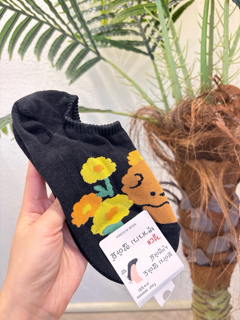 CACTUS-Q韓國代購女裝新款熱賣休閑職業時尚26春夏推薦襪子CACTUS十雙起/可混搭襪子圖色4