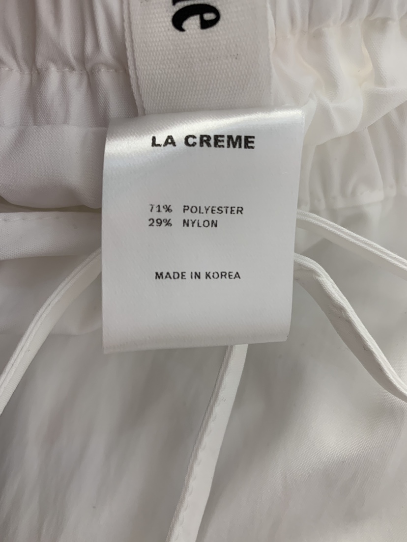 LA CREME韓國直郵女士新款職業人氣時尚推薦短裙荷葉邊雙層LA CREME短裙