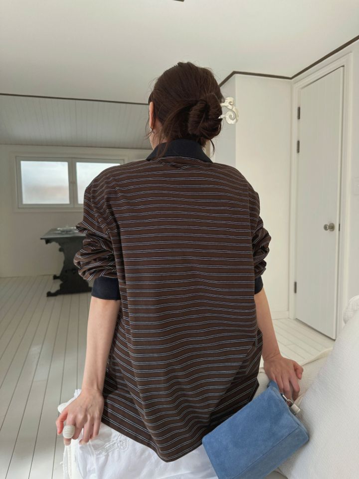 MARE韓國直郵實拍女裝新款推薦熱賣休閑職業26春夏長袖T恤MARE長袖T恤