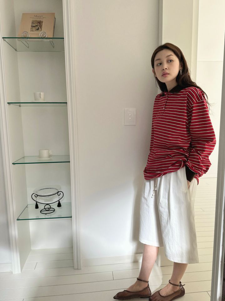 MARE韓國直郵實拍女裝新款推薦熱賣休閑職業26春夏長袖T恤MARE長袖T恤