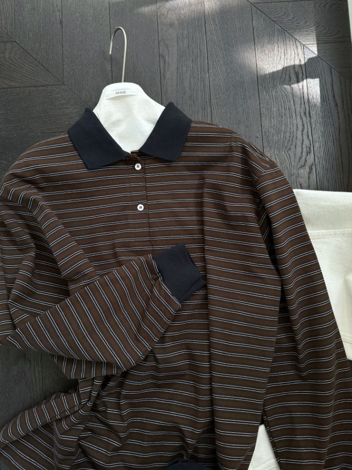 MARE韓國直郵實拍女裝新款推薦熱賣休閑職業26春夏長袖T恤MARE長袖T恤