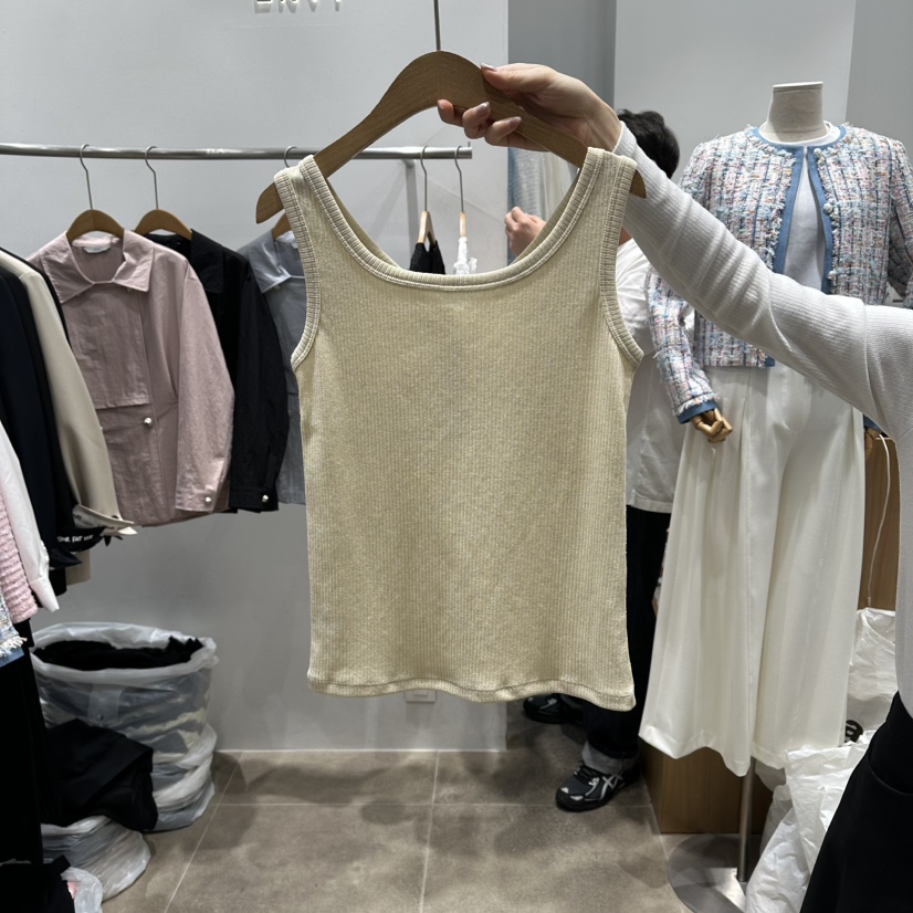 ENVY韓國東大門直郵女士新品熱賣休閑人氣職業吊帶背心紐扣ENVY吊帶/背心