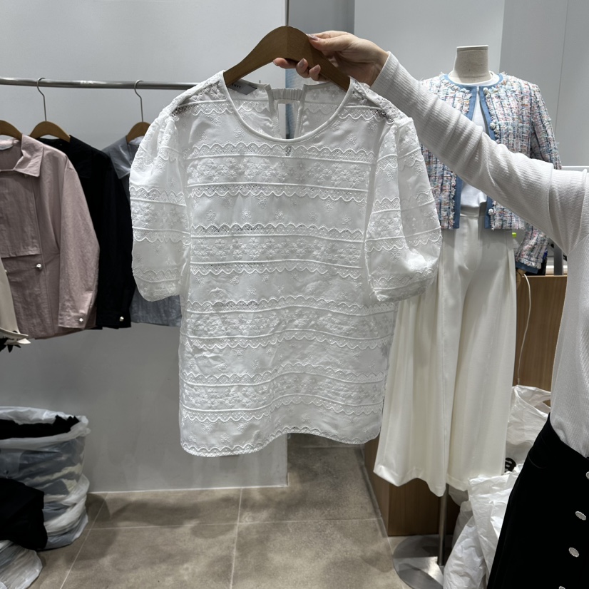 ENVY韓國直郵實拍女士新品休閑時尚熱賣人氣職業襯衫蕾絲衫ENVY襯衫/蕾絲衫圖色1