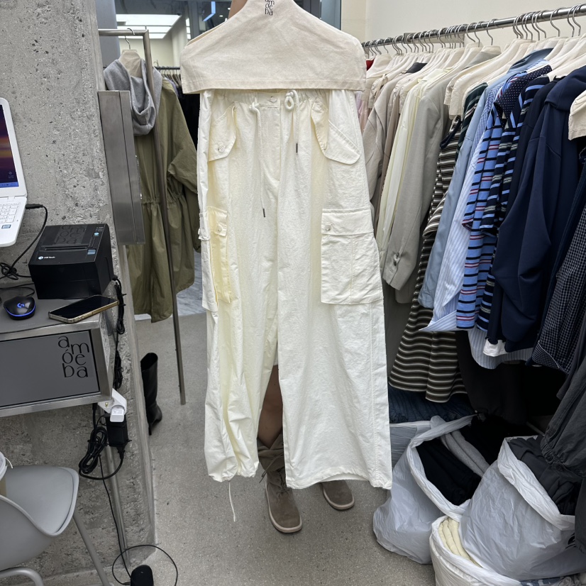 AMOEBA韓國代購女裝新款人氣推薦26春夏熱賣休閑時尚休閑褲AMOEBA休閑褲圖色1