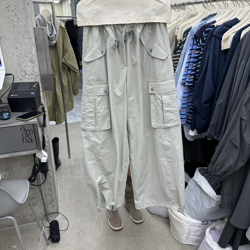 AMOEBA韓國代購女裝新款人氣推薦26春夏熱賣休閑時尚休閑褲AMOEBA休閑褲圖色2