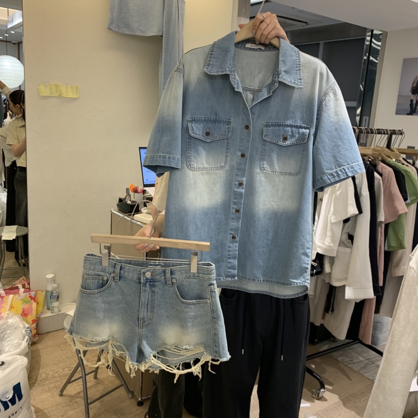 W AND J韓國代購女士新款推薦人氣26春夏職業休閑套裝套裝W AND J套裝圖色1