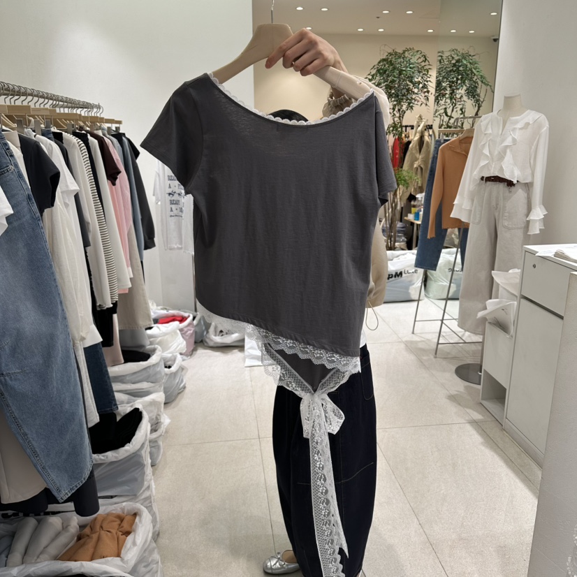 GRACIA韓國代購女士新款推薦時尚26春夏熱賣人氣職業休閑T恤GRACIAT恤