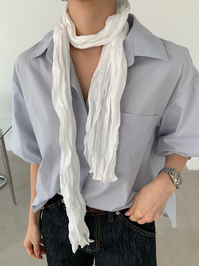 MOI-A韓國東大門直郵女士新品26春夏時尚推薦圍巾披肩圍巾MOI-A圍巾/披肩圖色1