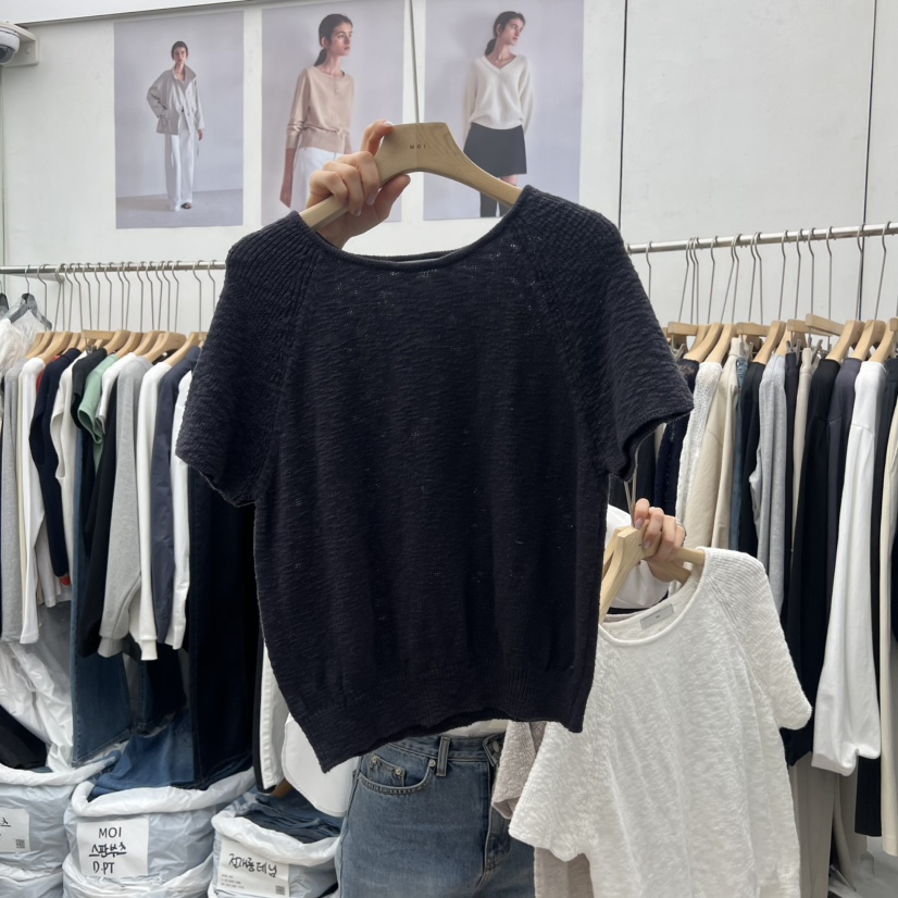 MOI-A韓國東大門代購女裝新款熱賣人氣職業推薦26春夏T恤修身MOI-AT恤圖色4