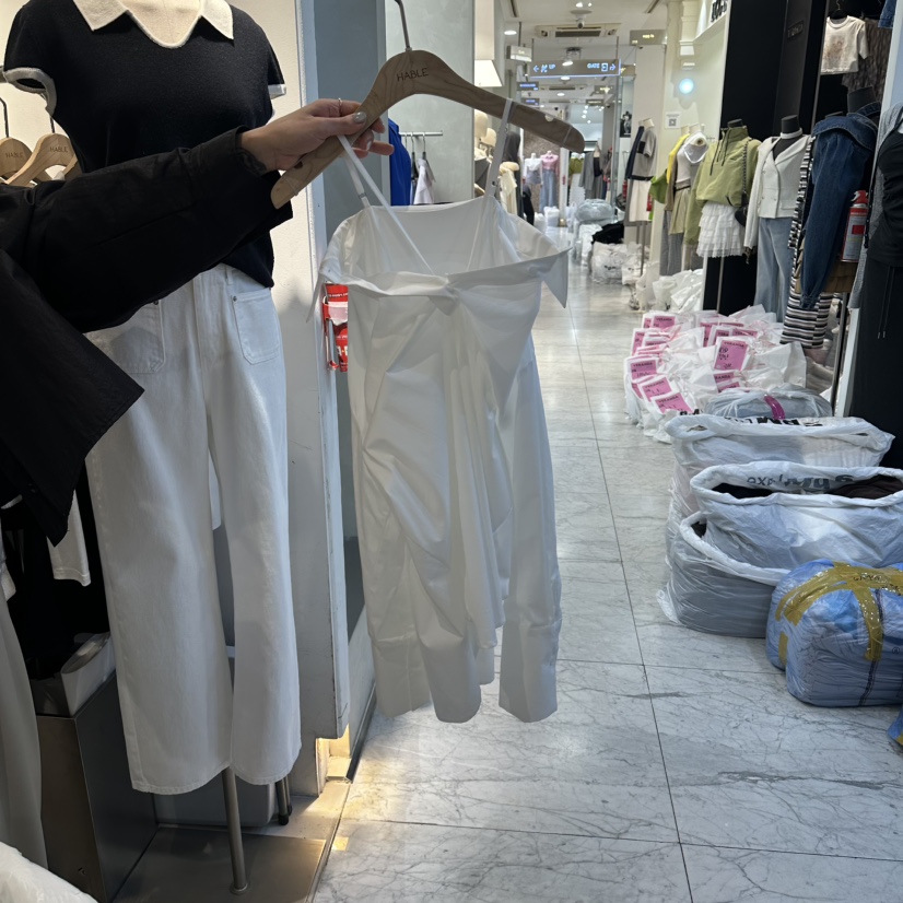 HABLE韓國直郵女士新品休閑時尚推薦職業熱賣26春夏襯衫蕾絲衫HABLE襯衫/蕾絲衫