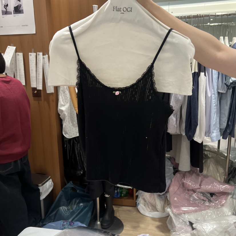 OGI韓國直郵女裝新款26春夏推薦熱賣時尚職業人氣吊帶背心FLat OGI吊帶/背心圖色1