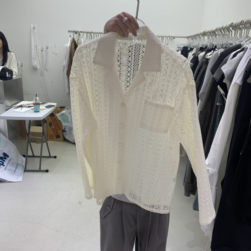 PADO韓國東大門直郵女裝新款熱賣推薦26春夏人氣襯衫蕾絲衫PADO襯衫/蕾絲衫圖色1