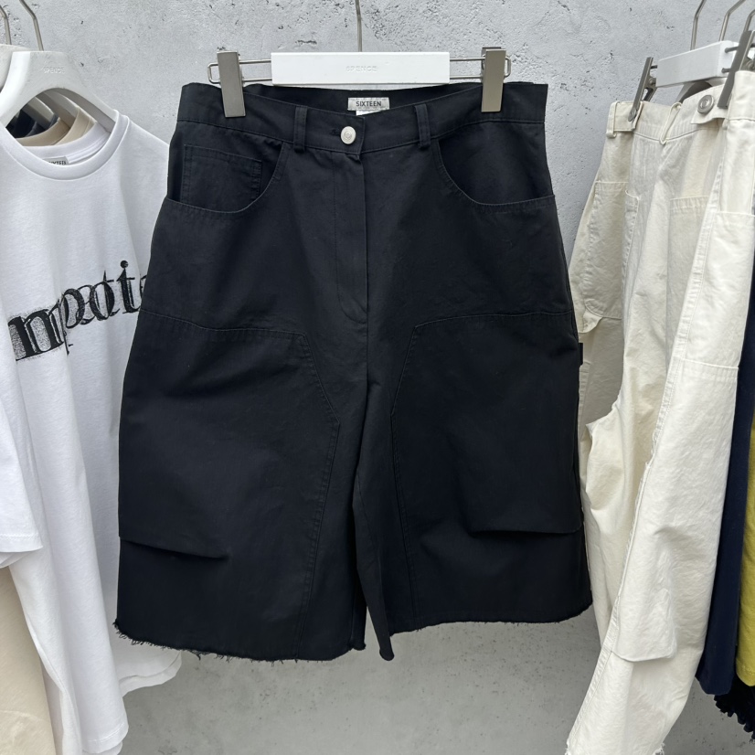 SIXTEEN韓國東大門代購女裝新品26春夏職業熱賣短褲不含腰帶SIXTEEN短褲圖色3