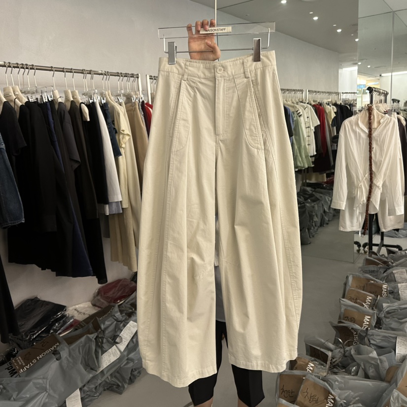 DOUBLE STANDARD/LE SMOKING/MAISONSTAFF韓國直郵實拍女士新品職業休閑褲MAISONSTAFF休閑褲圖色3