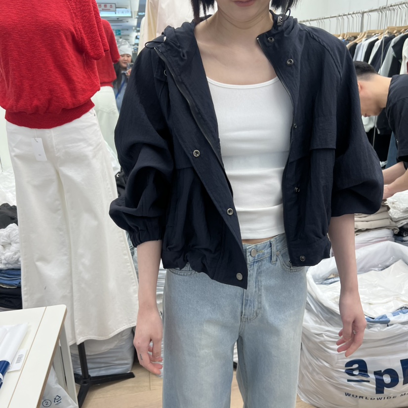 MOI-A韓國直郵實拍女士新款26春夏熱賣時尚人氣休閑夾克MOI-A夾克圖色1