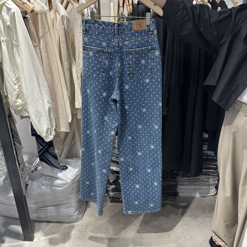 HABLE韓國直郵實拍女裝新款人氣熱賣時尚休閑26春夏牛仔褲HABLE牛仔褲