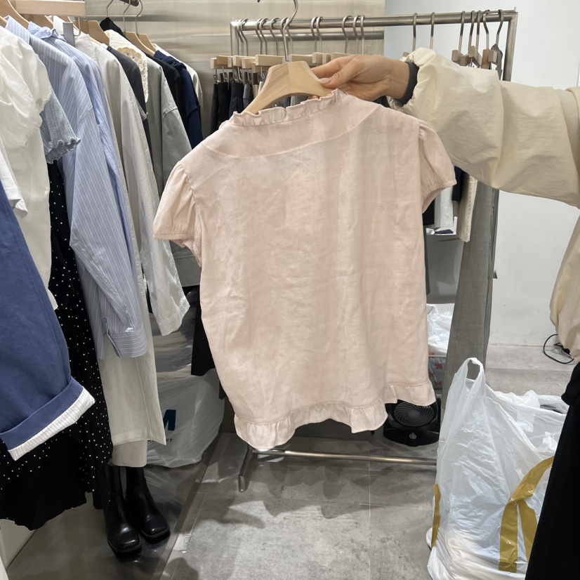 CHAE韓國直郵實拍女士新品熱賣時尚推薦休閑職業襯衫蕾絲衫CHAE襯衫/蕾絲衫