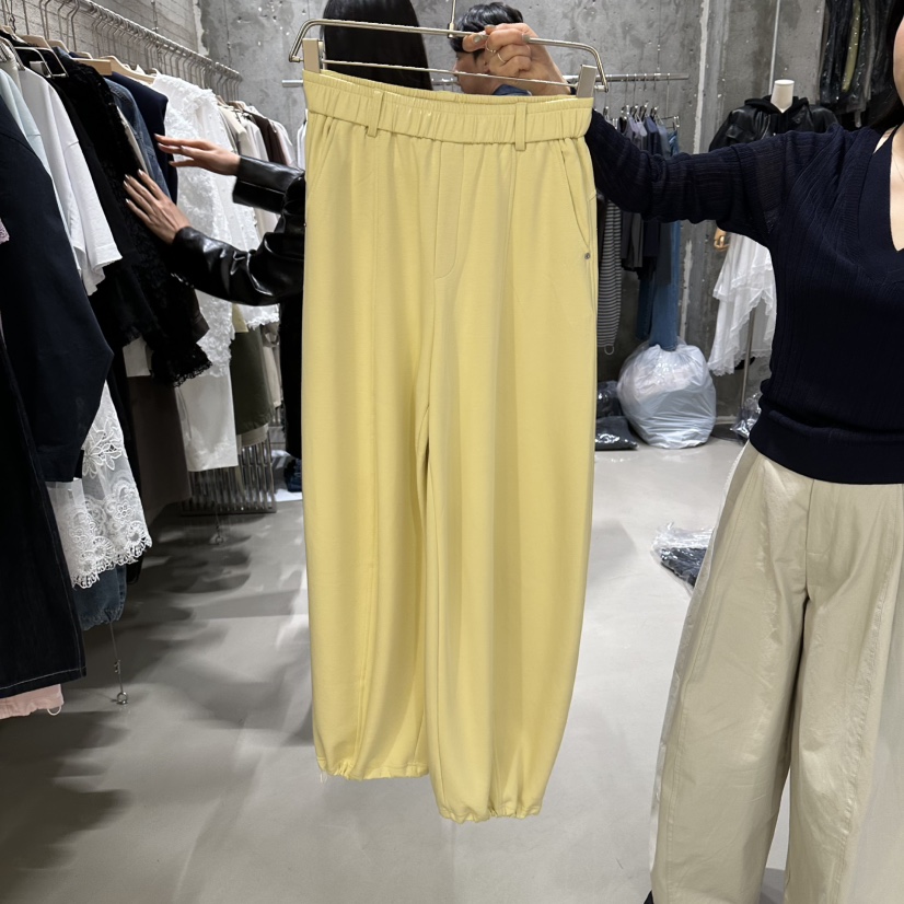 JUNI韓國代購女裝新品時尚休閑人氣熱賣26春夏推薦休閑褲my juni休閑褲圖色1