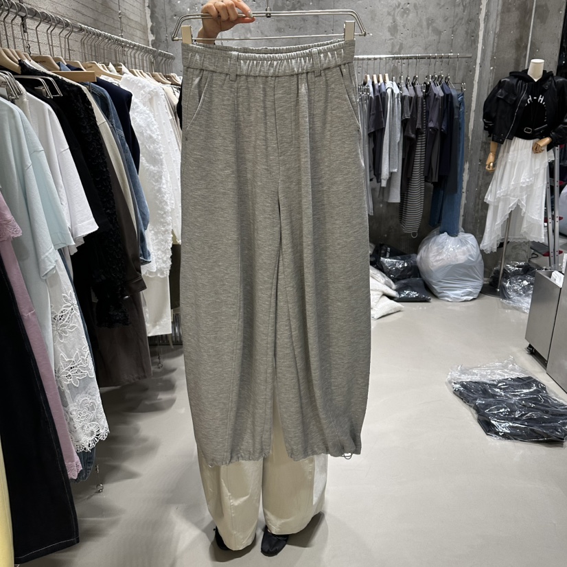 JUNI韓國代購女裝新品時尚休閑人氣熱賣26春夏推薦休閑褲my juni休閑褲圖色3