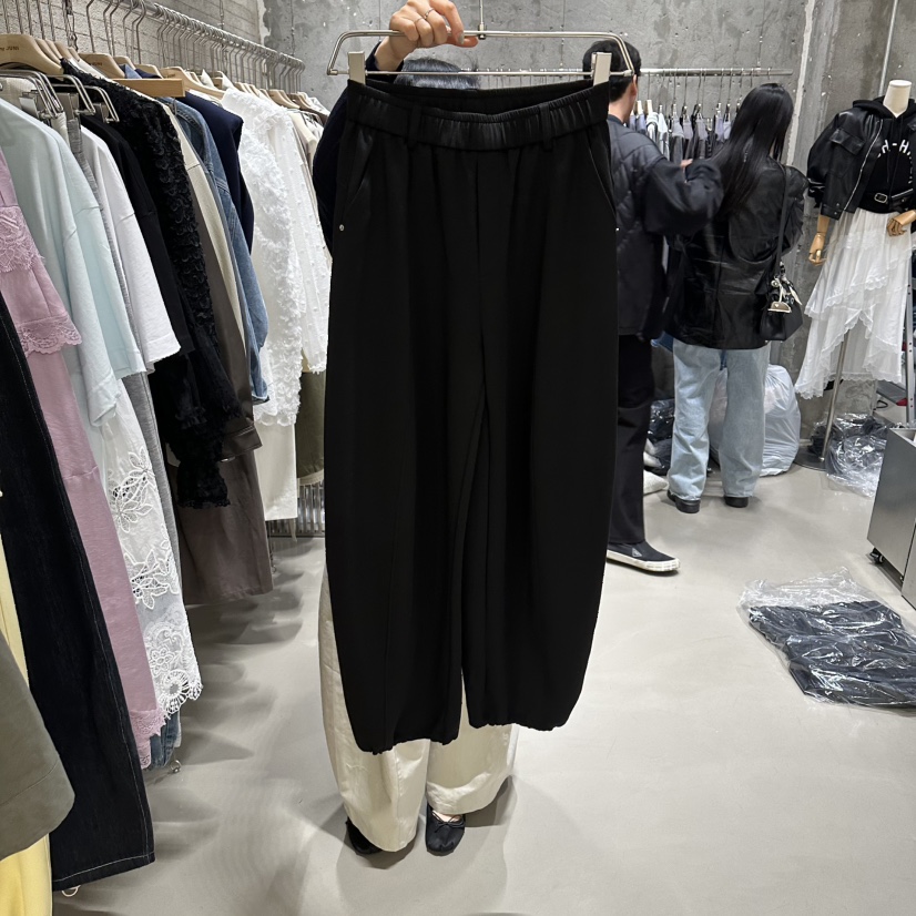 JUNI韓國代購女裝新品時尚休閑人氣熱賣26春夏推薦休閑褲my juni休閑褲圖色4