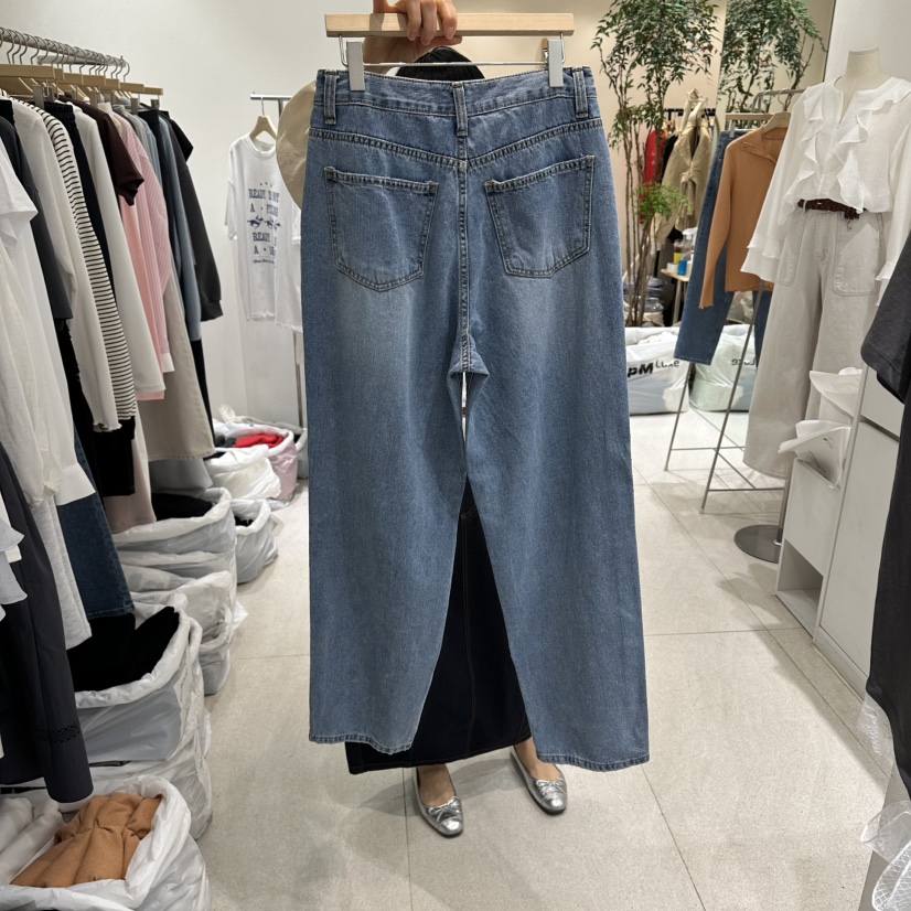 GRACIA韓國直郵女士新款熱賣人氣26春夏休閑推薦職業牛仔褲GRACIA牛仔褲