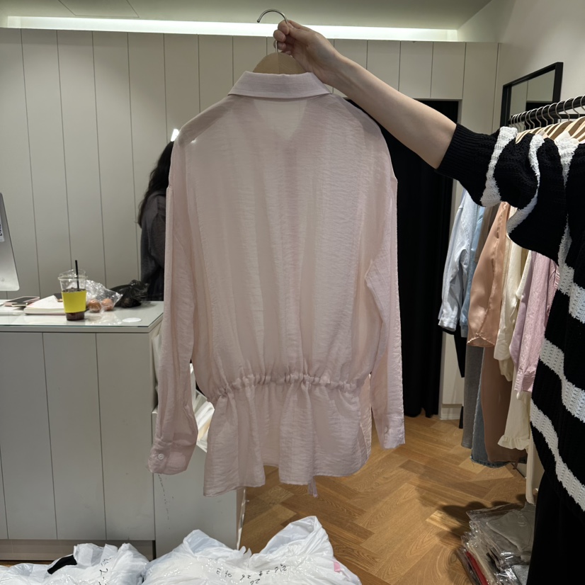 ARC韓國東大門代購女士新款職業推薦休閑人氣26春夏襯衫蕾絲衫ARC EN CIEL襯衫/蕾絲衫