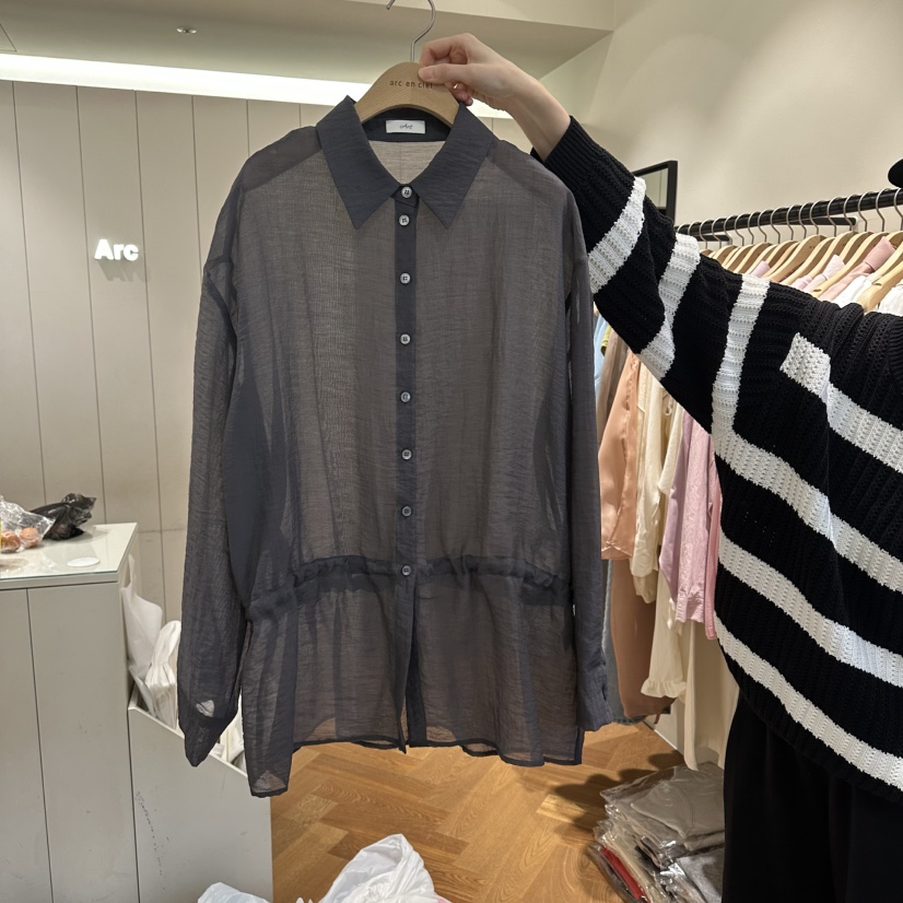 ARC韓國東大門代購女士新款職業推薦休閑人氣26春夏襯衫蕾絲衫ARC EN CIEL襯衫/蕾絲衫圖色3