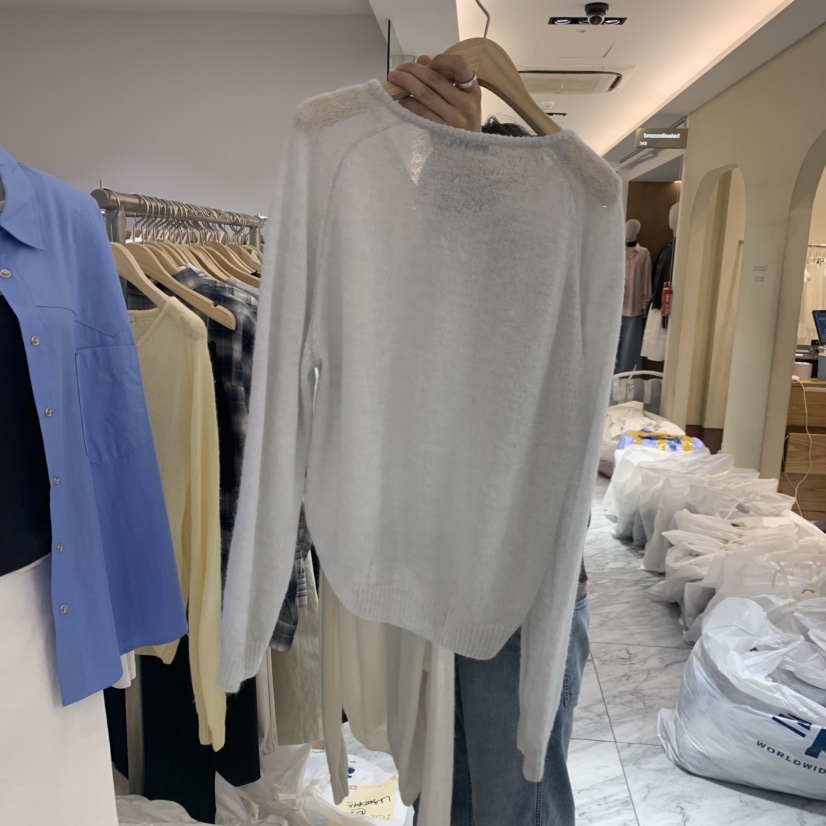 FOREST韓國東大門代購女裝新品26春夏職業推薦人氣針織衫V領FOREST針織衫