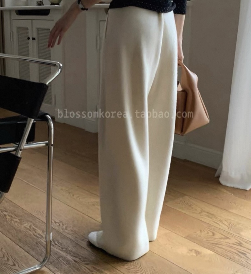 PRIVIE/H/LOW GAUGE韓國東大門代購女士新品休閑休閑褲針織褲PRIVIE/H/LOW GAUGE休閑褲