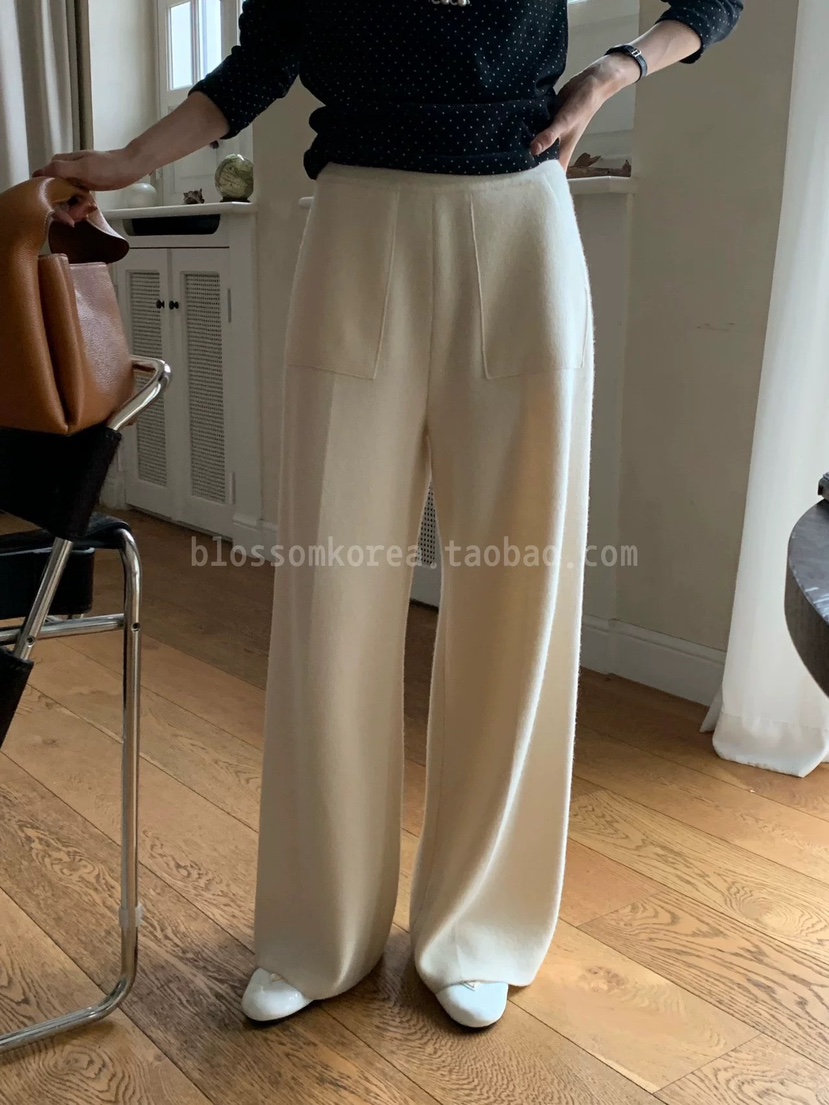 PRIVIE/H/LOW GAUGE韓國東大門代購女士新品休閑休閑褲針織褲PRIVIE/H/LOW GAUGE休閑褲圖色1