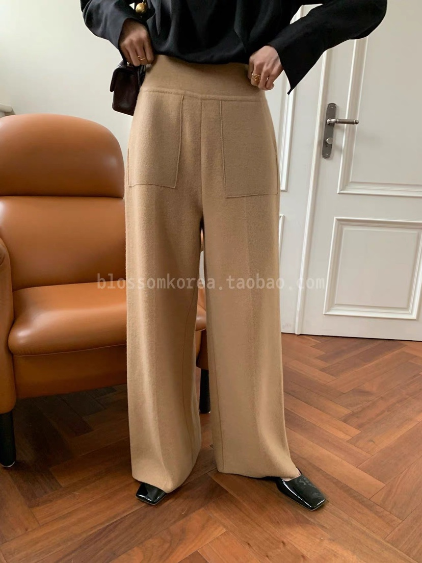 PRIVIE/H/LOW GAUGE韓國東大門代購女士新品休閑休閑褲針織褲PRIVIE/H/LOW GAUGE休閑褲圖色2