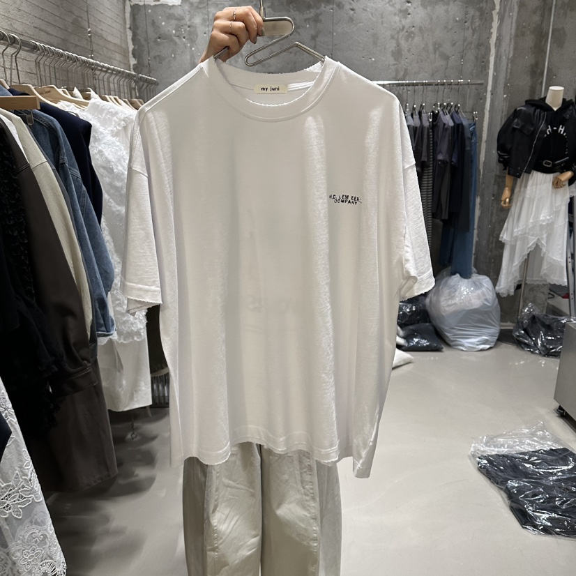 JUNI韓國東大門直郵女裝新款休閑推薦26春夏時尚職業熱賣T恤my juniT恤圖色3