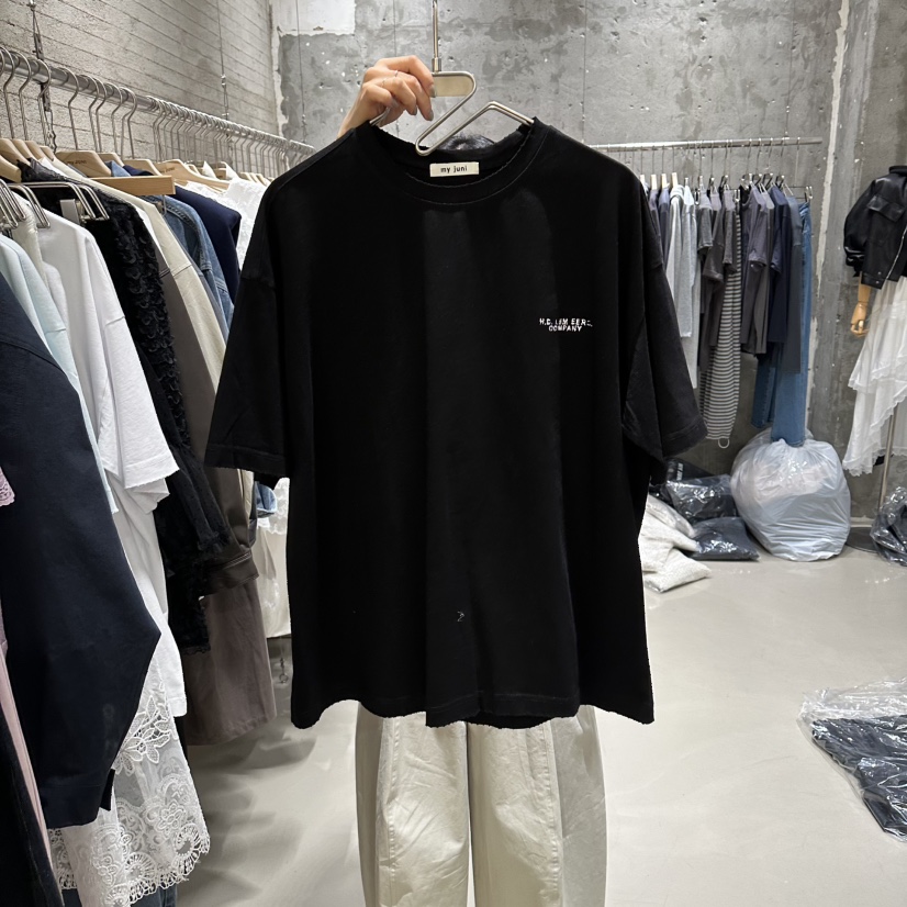 JUNI韓國東大門直郵女裝新款休閑推薦26春夏時尚職業熱賣T恤my juniT恤圖色4