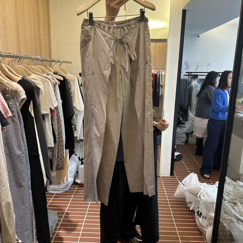 CHOI-L韓國代購女士新款26春夏職業熱賣時尚休閑人氣休閑褲CHOI休閑褲圖色3