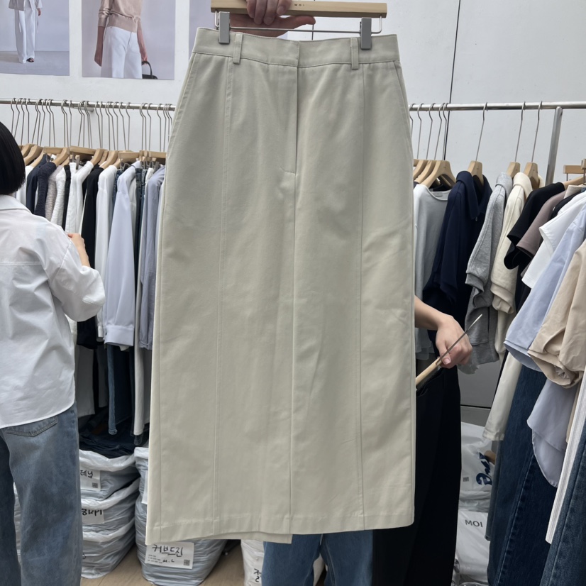 MOI-A韓國直郵實拍女裝新品人氣推薦熱賣職業時尚長裙棉MOI-A長裙圖色1